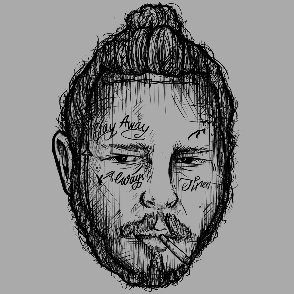 Post Malone Inspired Art Tee product image 2