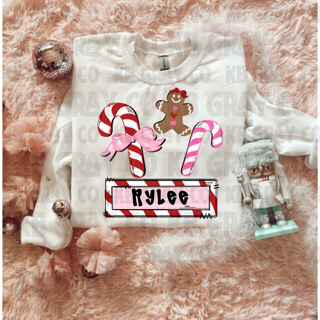 Customizable Candy Cane - Kids