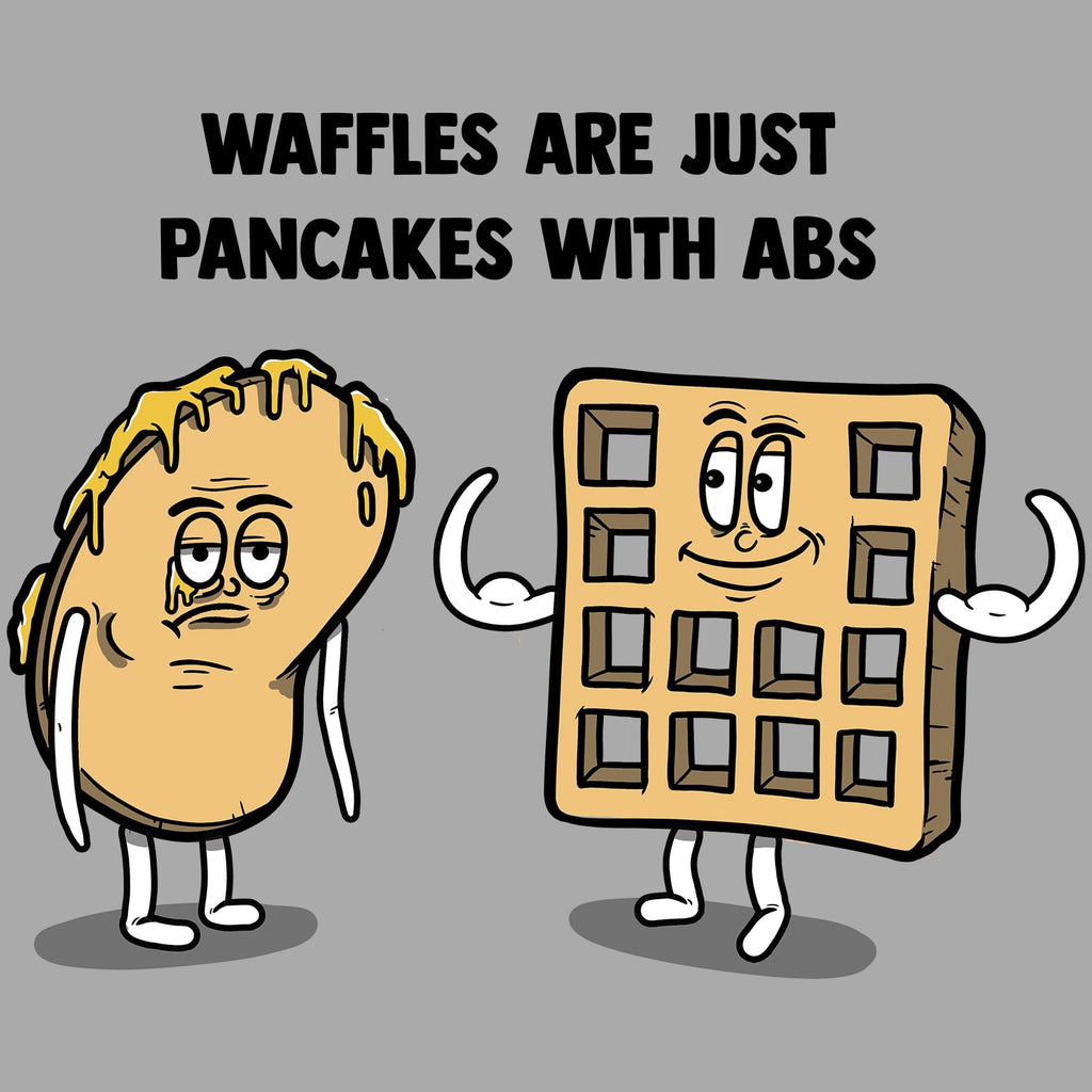 Waffles are Pancakes with Abs Tee product image 2