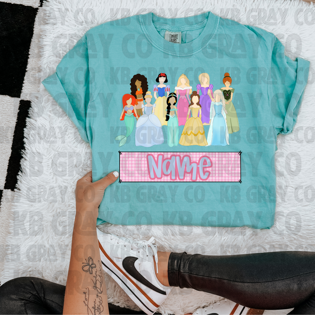 Princess Custom Name - kids