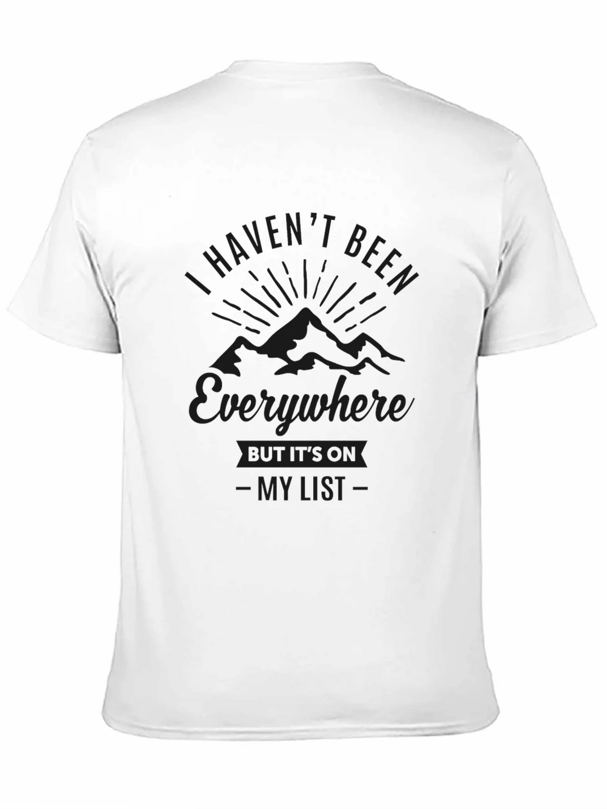 Travel Lovers Black T-Shirt product image 10