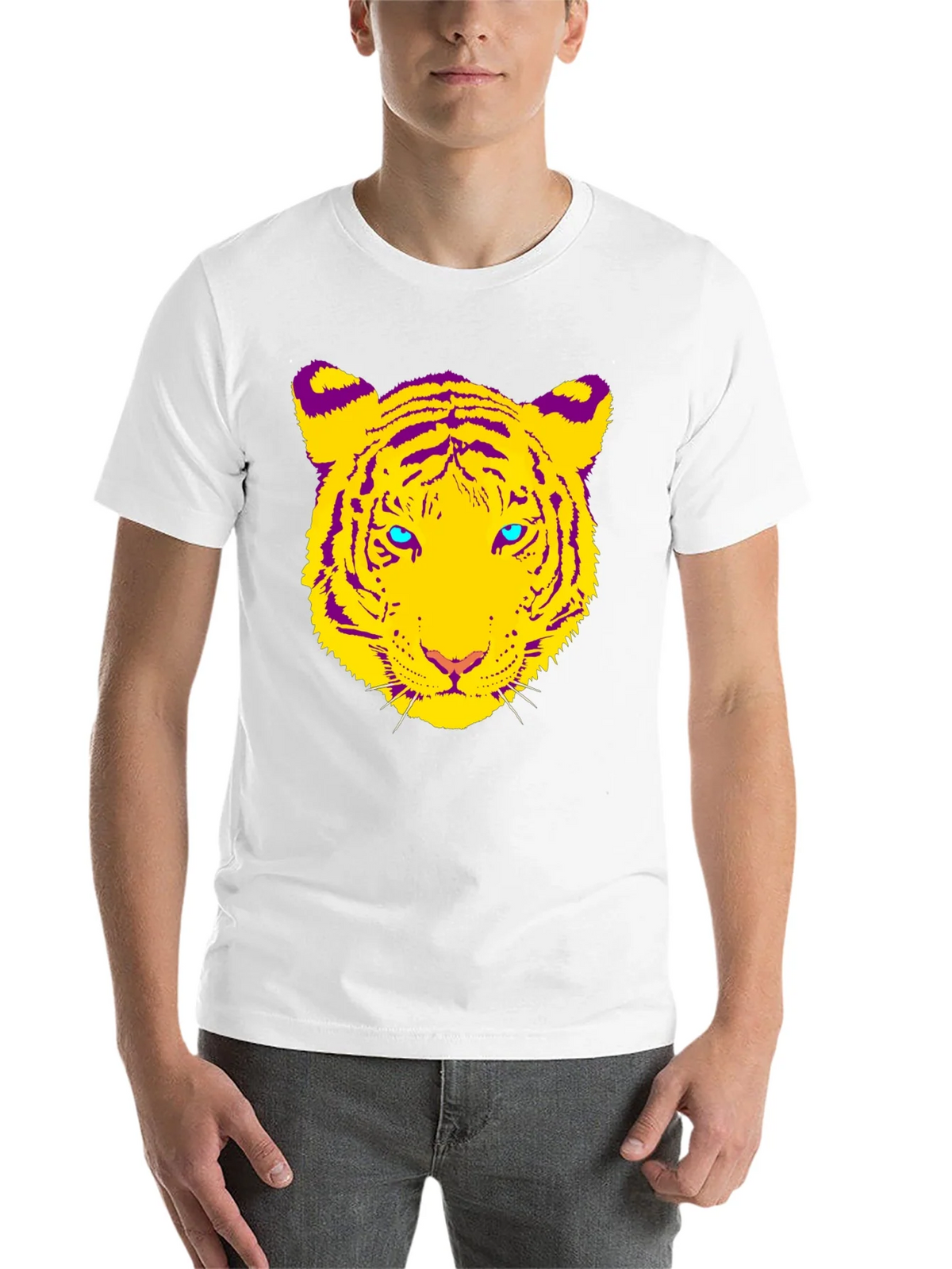 Vibrant Tiger Graphic Tee - Bold Animal Print Shirt product image 10