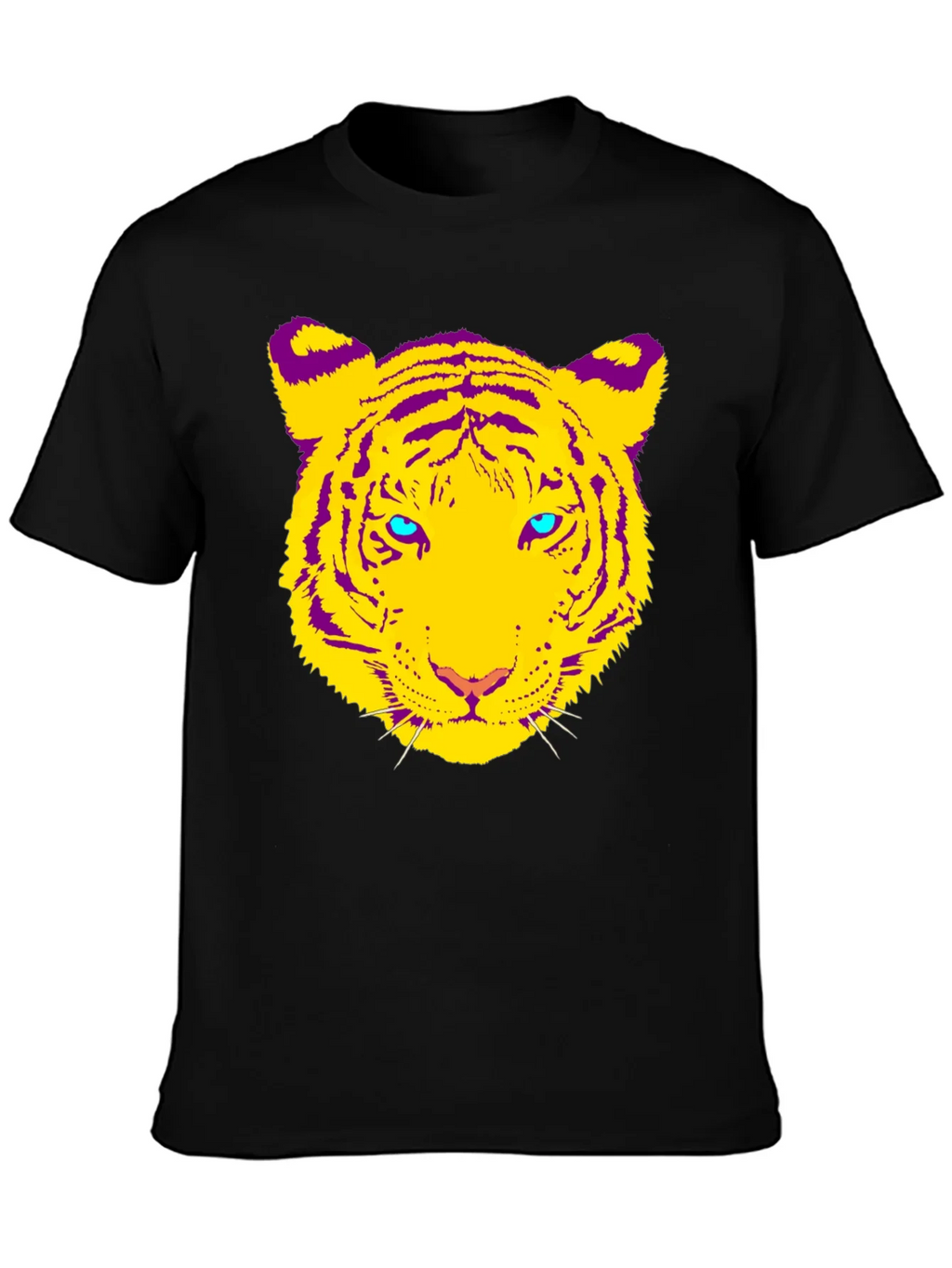 Vibrant Tiger Graphic Tee - Bold Animal Print Shirt product image 3
