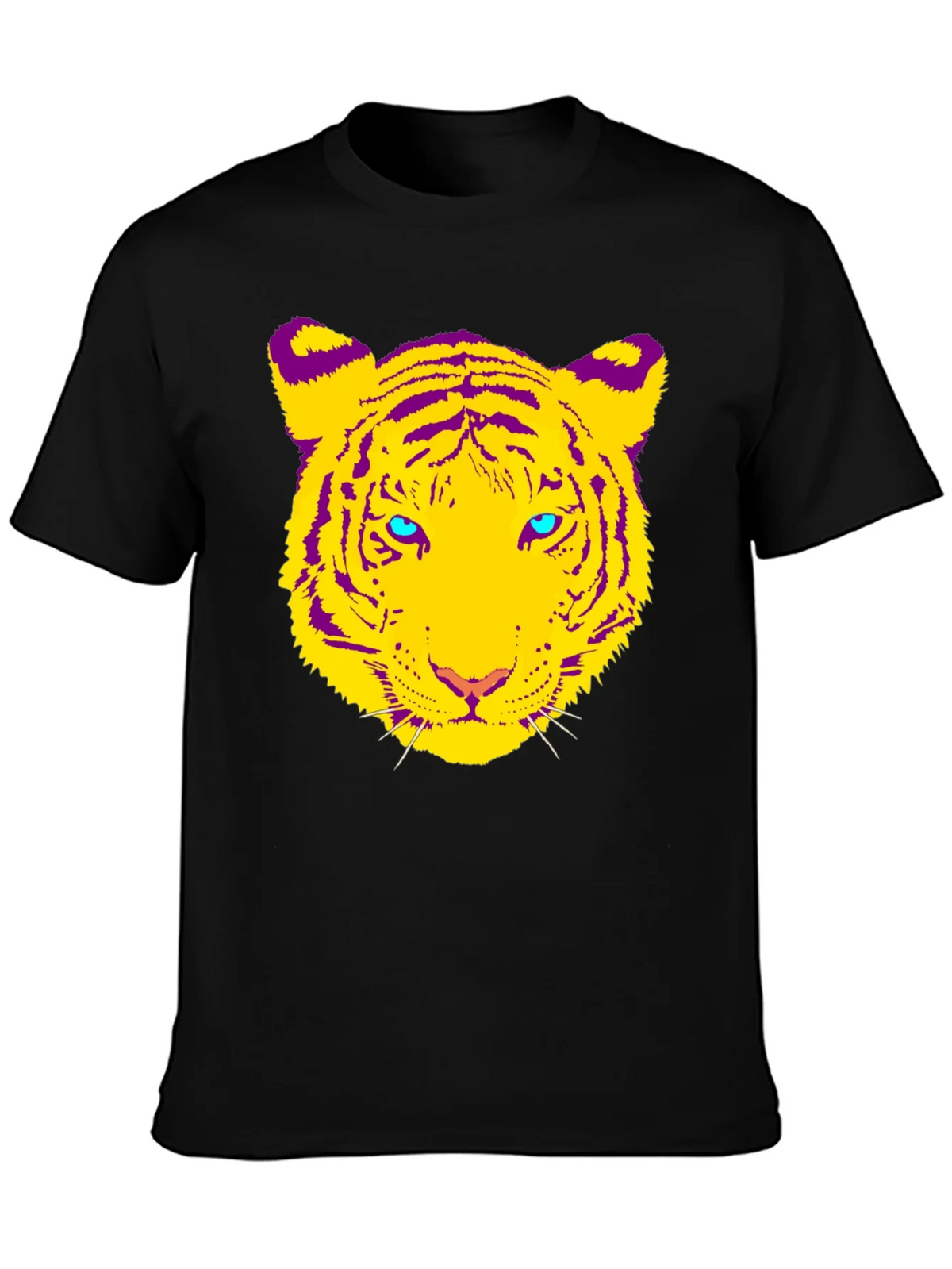 Vibrant Tiger Graphic Tee - Bold Animal Print Shirt product image 3