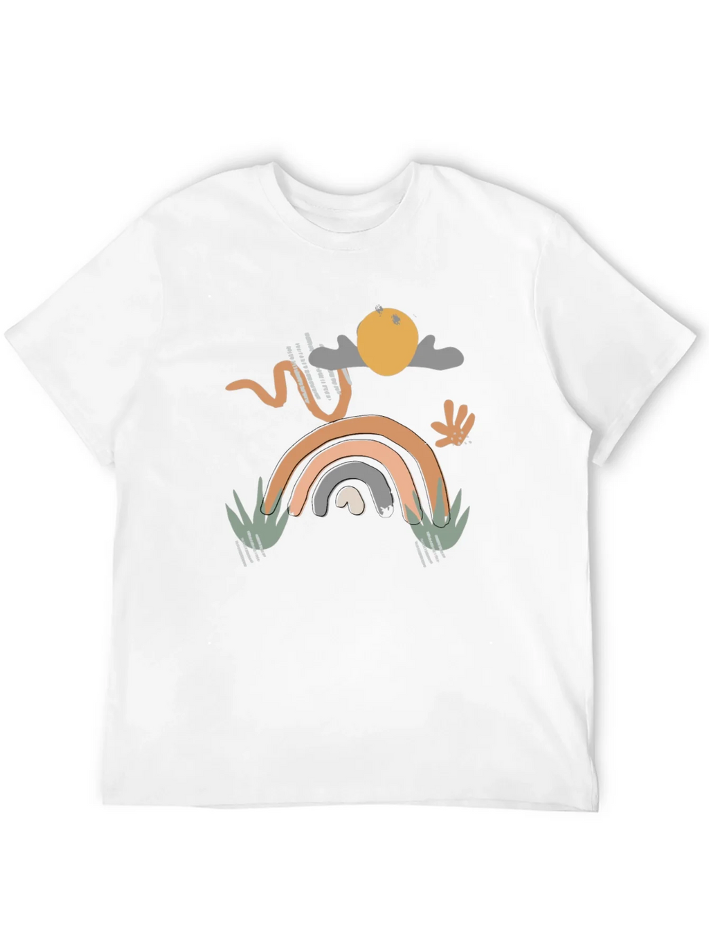 Abstract Boho Graphic Print T-Shirt product image 11