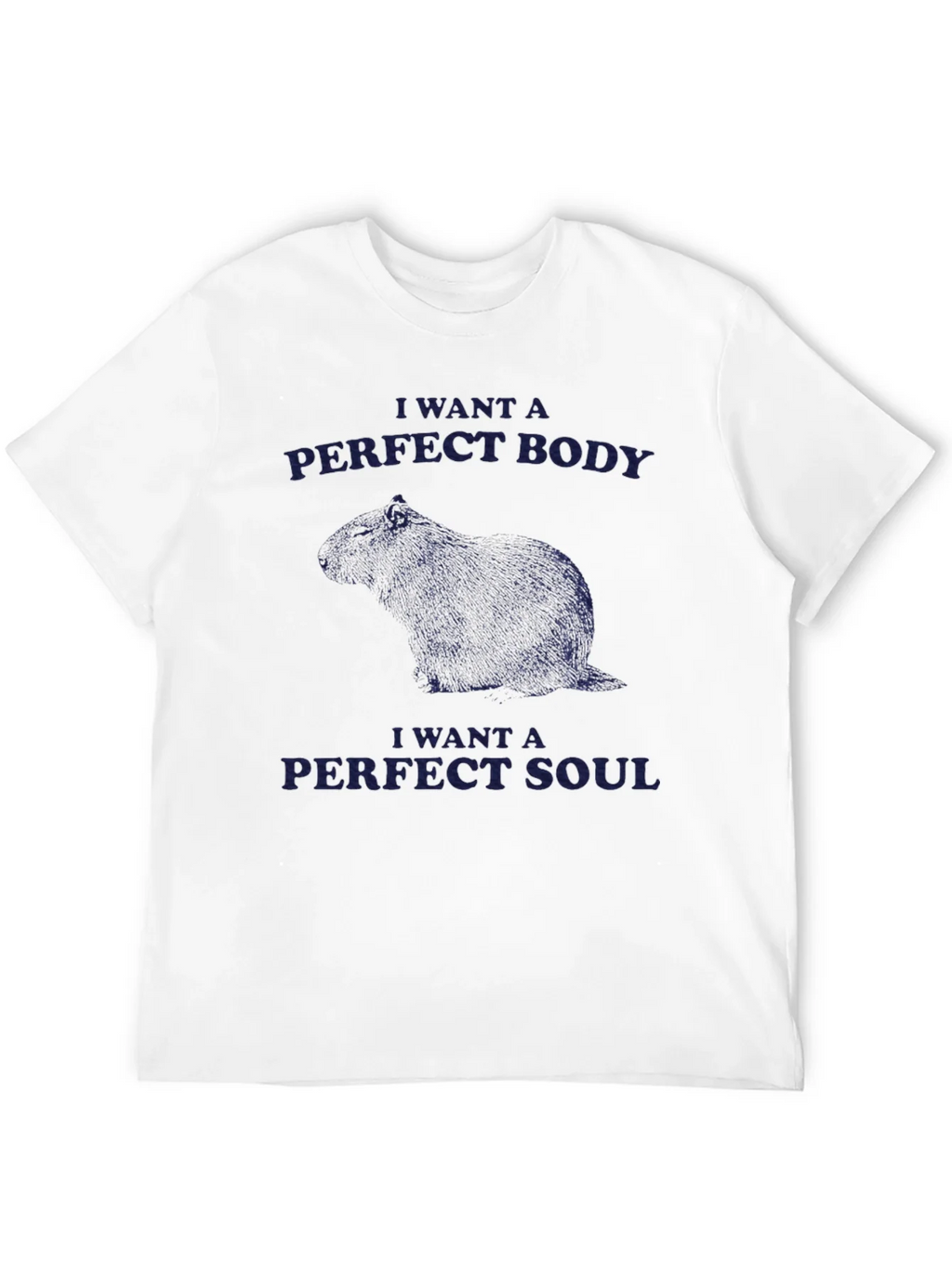 Capybara Perfect Body Soul Graphic Tee product image 11