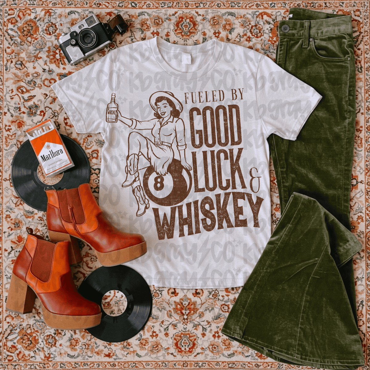 Fueled by Good luck and whiskey