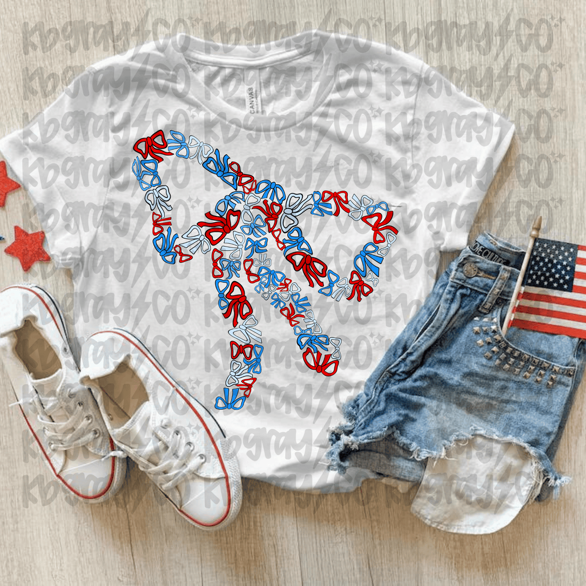 Patriotic Bow infant, toddler, and youth