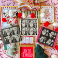 Christmas polaroid: Santa and Jack