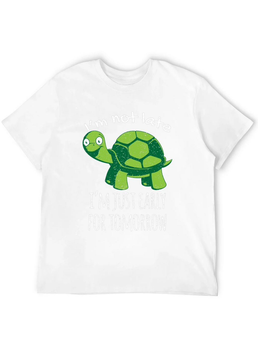 Funny Turtle T-Shirt - Im Not Late Early for Tomorrow! product image 7