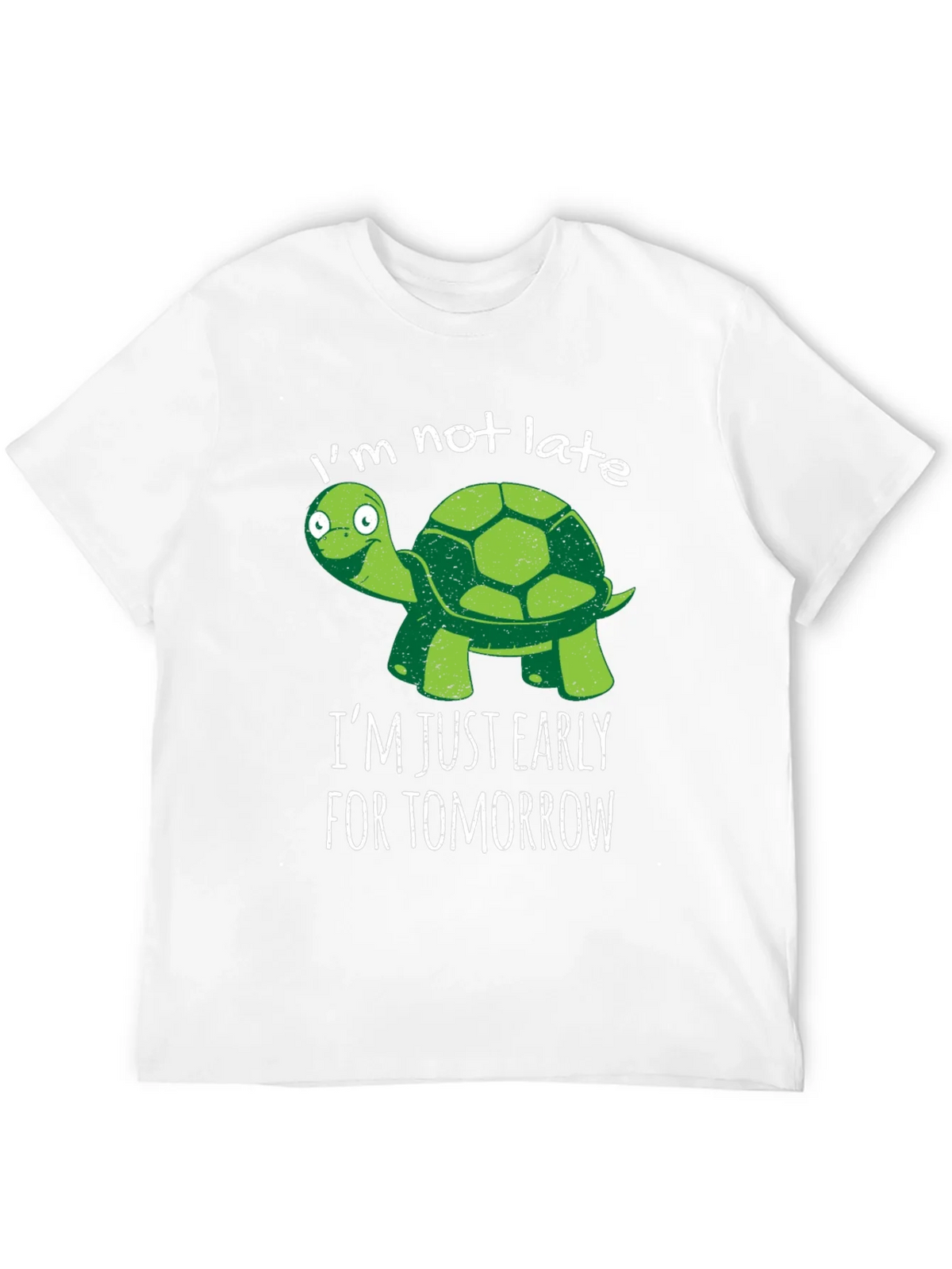 Funny Turtle T-Shirt - Im Not Late Early for Tomorrow! product image 7
