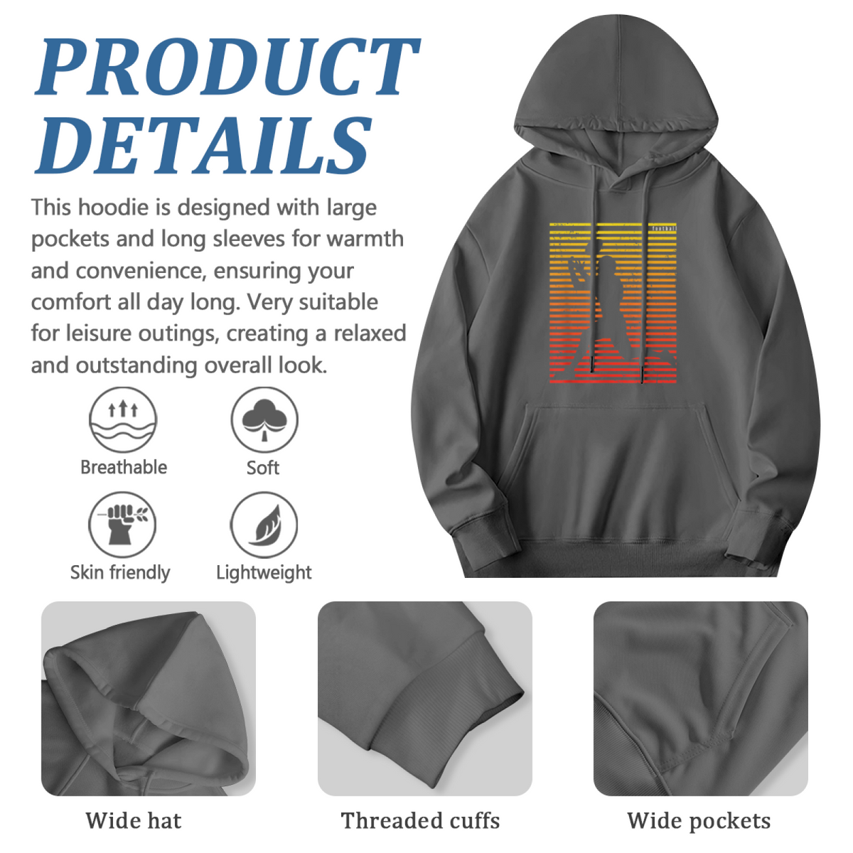 Artistic Graphic Hoodie - Premium Quality Sweatshirt #0656 product image 6