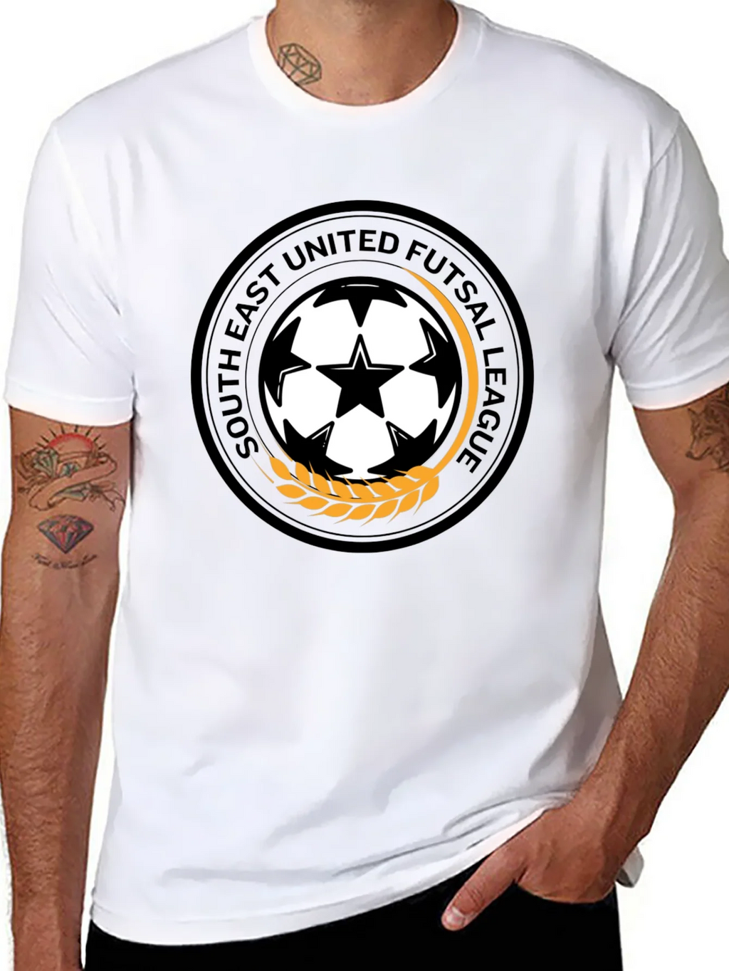 South East United Futsal League Black T-Shirt product image 6