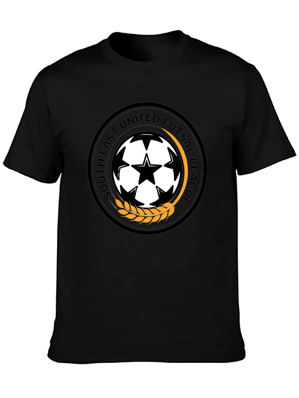 South East United Futsal League Black T-Shirt product image 3