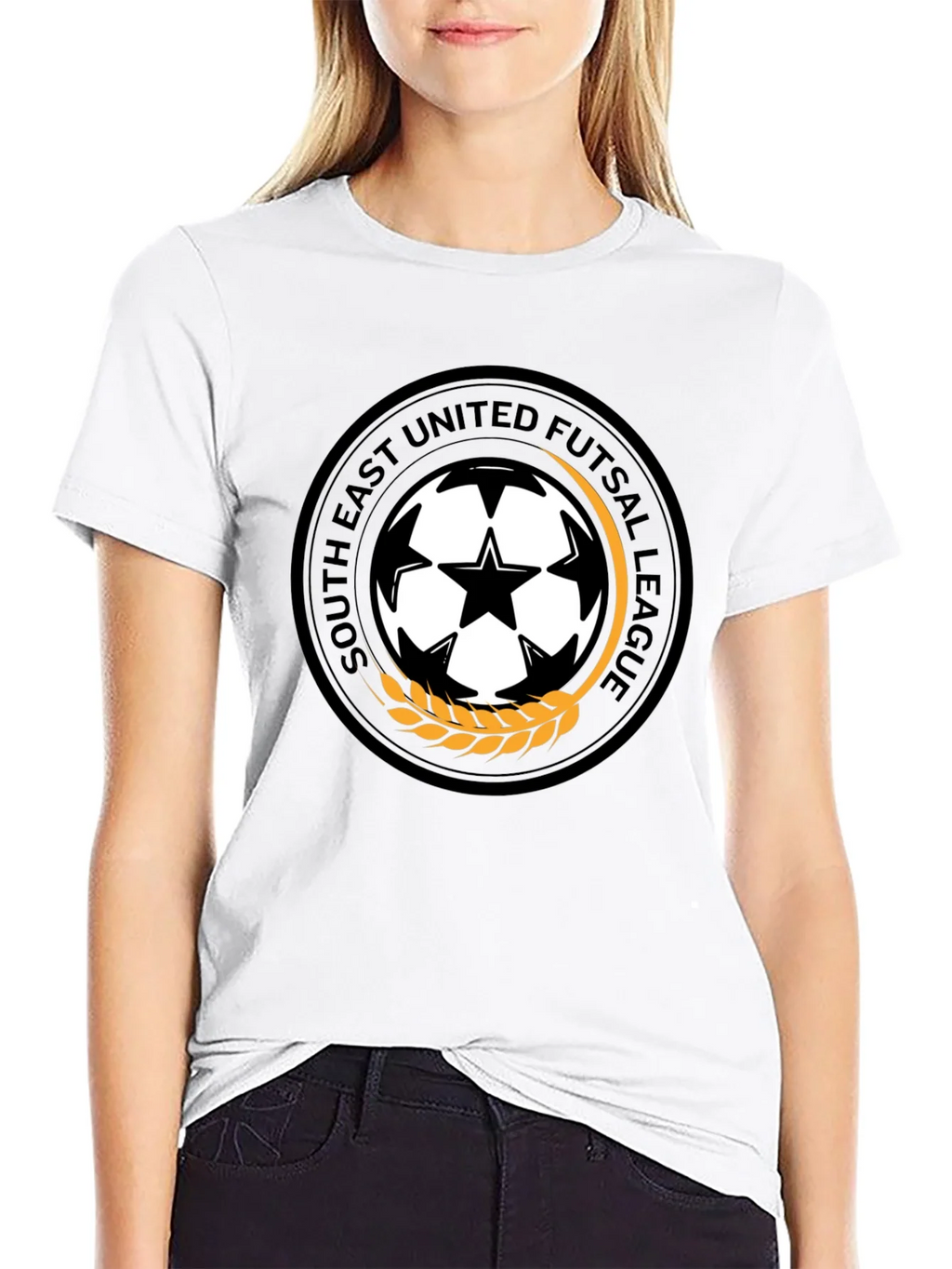 South East United Futsal League Black T-Shirt product image 7