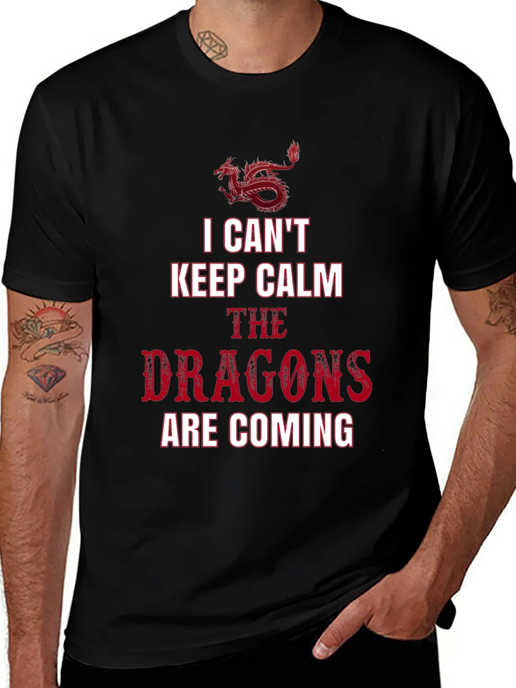 I Cant Keep Calm Dragons T-Shirt product image 1