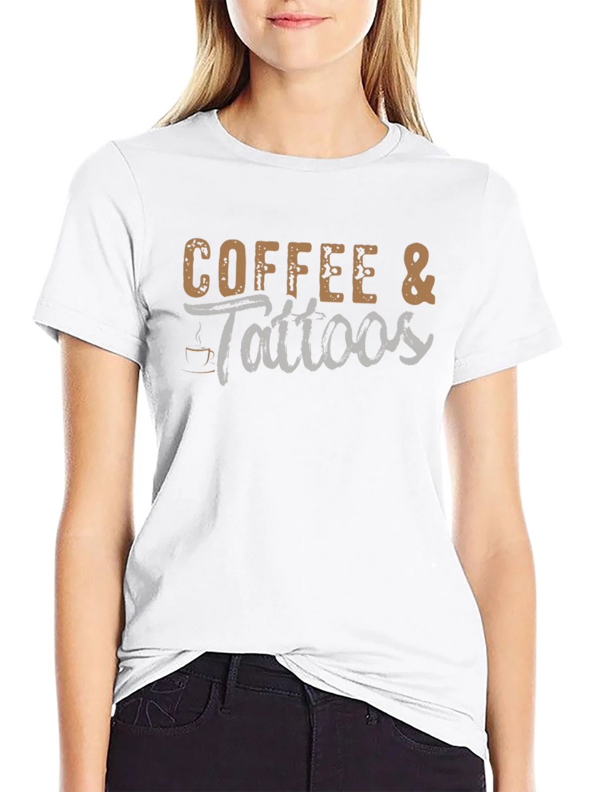 Coffee & Tattoos Black T-Shirt product image 8