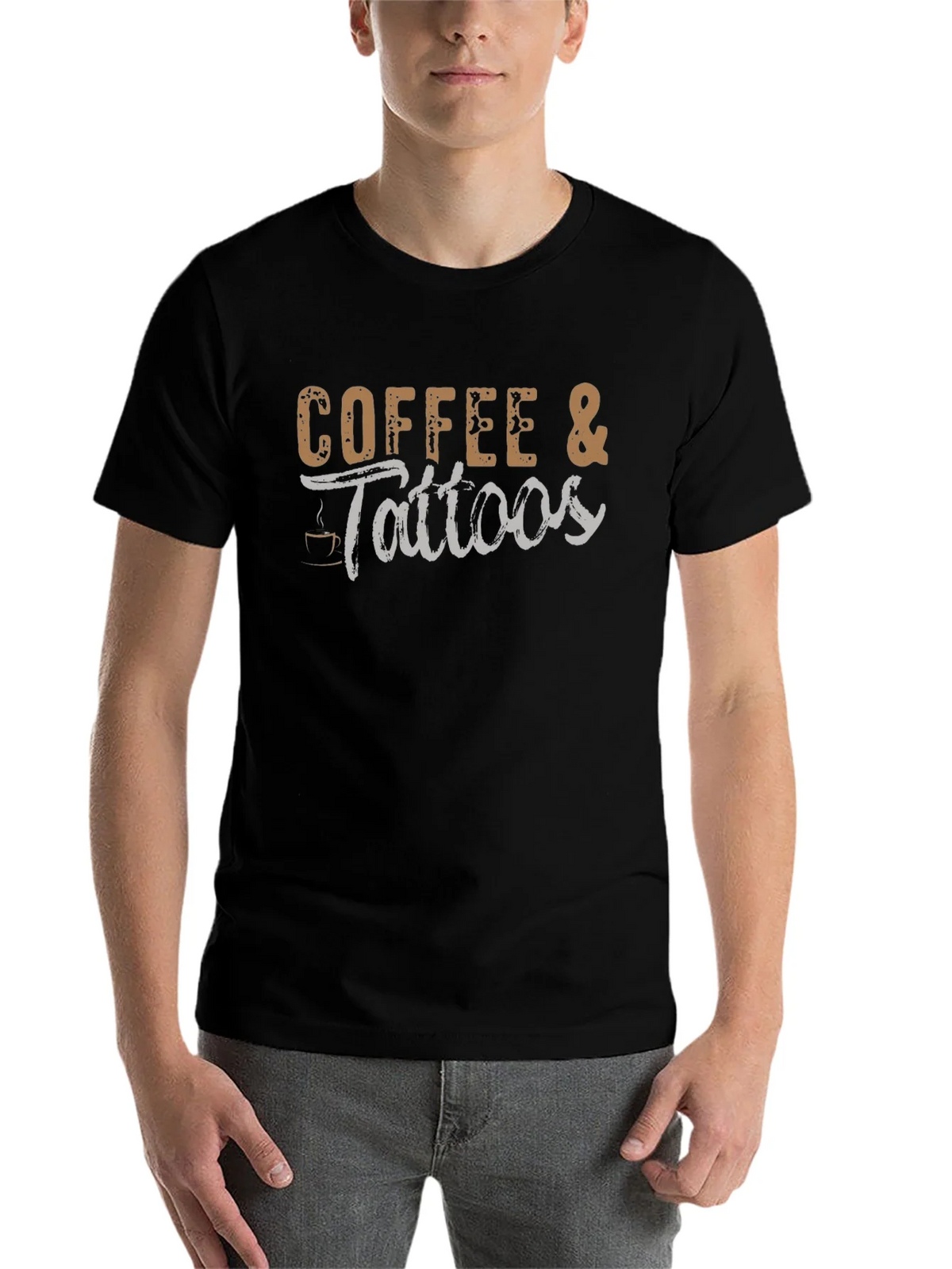 Coffee & Tattoos Black T-Shirt product image 4