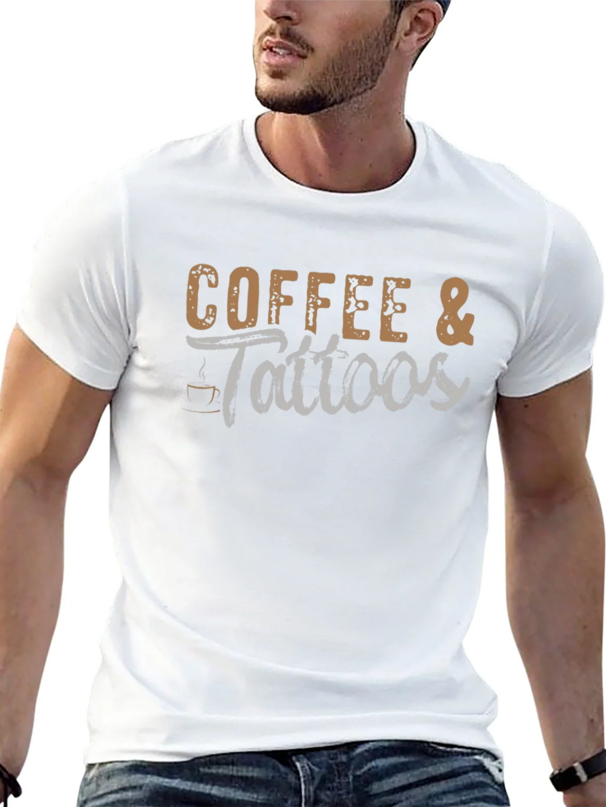 Coffee & Tattoos Black T-Shirt product image 12