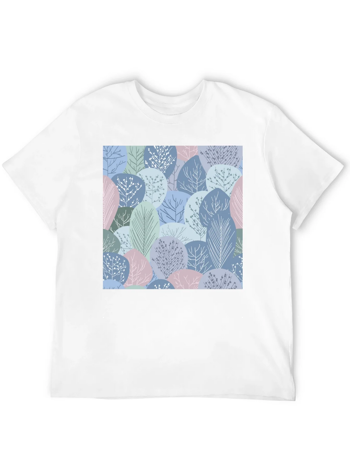 Abstract Forest Print Mens T-Shirt product image 11