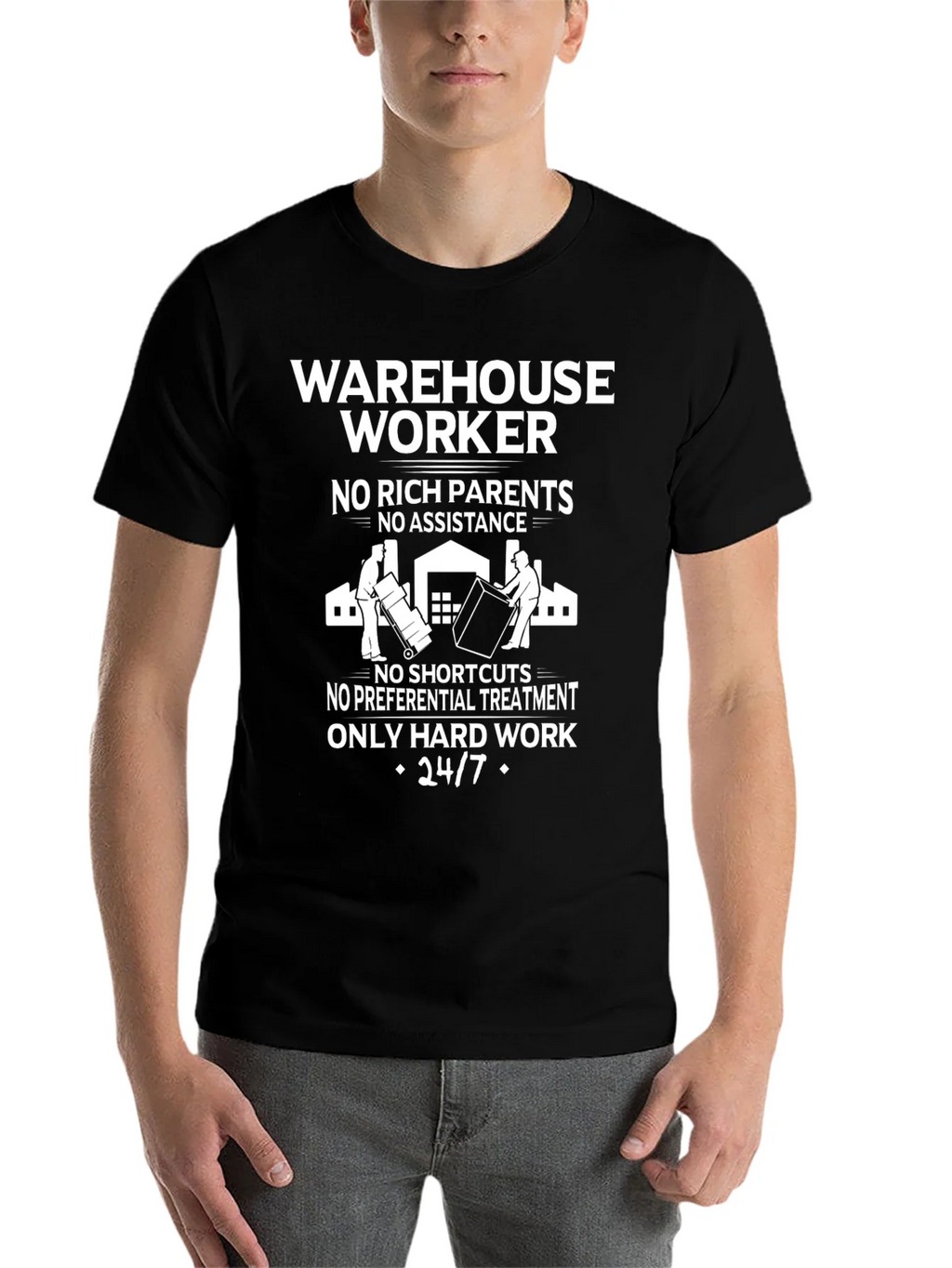 Warehouse Worker Hard Work T-Shirt product image 4