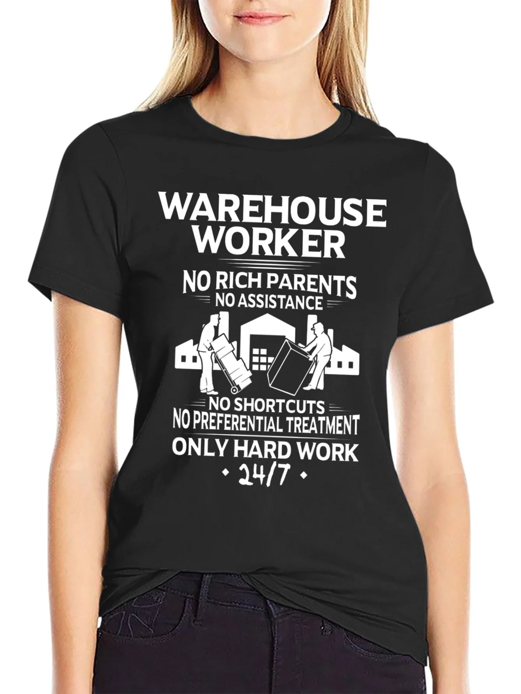 Warehouse Worker Hard Work T-Shirt product image 2