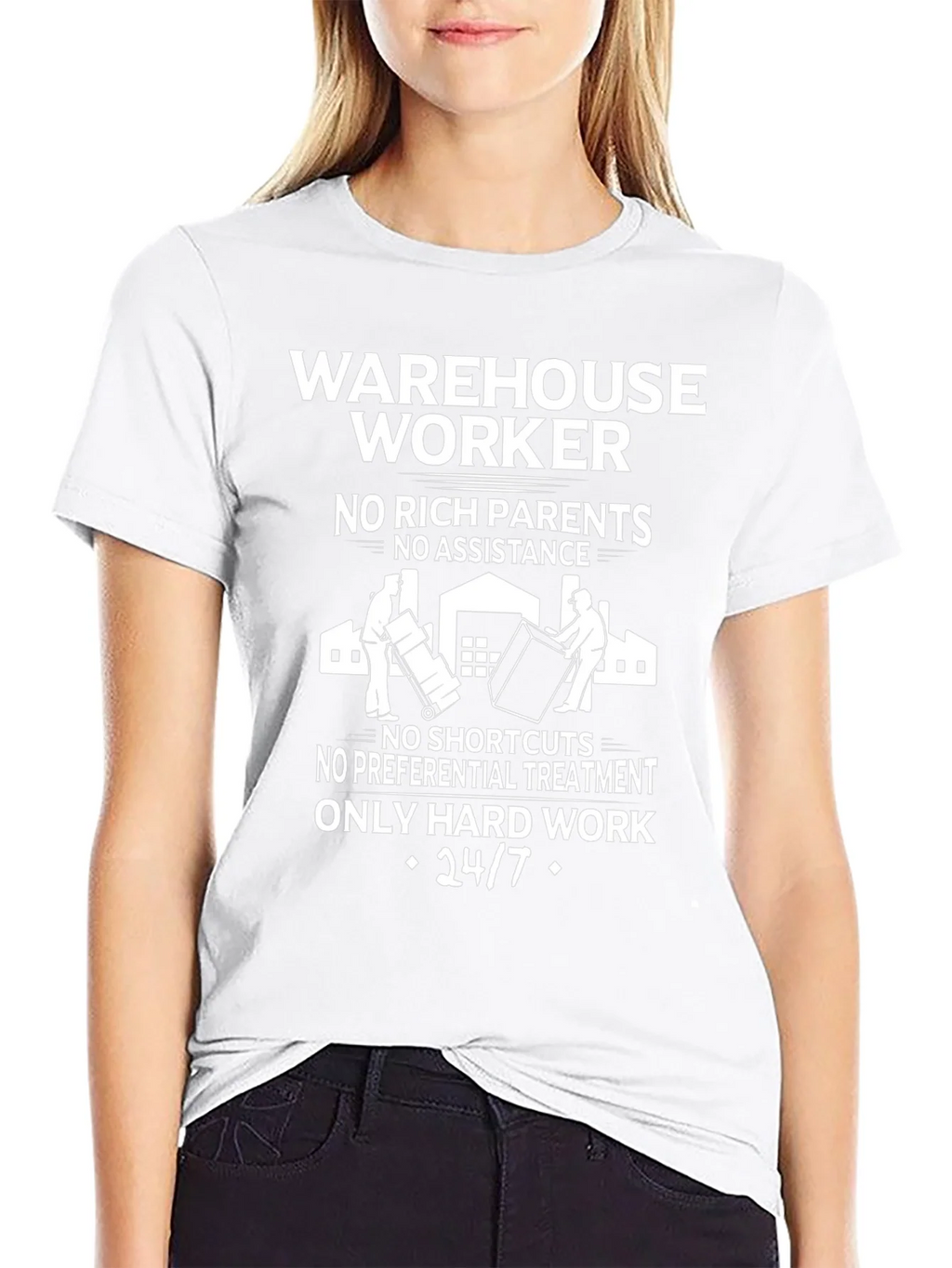 Warehouse Worker Hard Work T-Shirt product image 8
