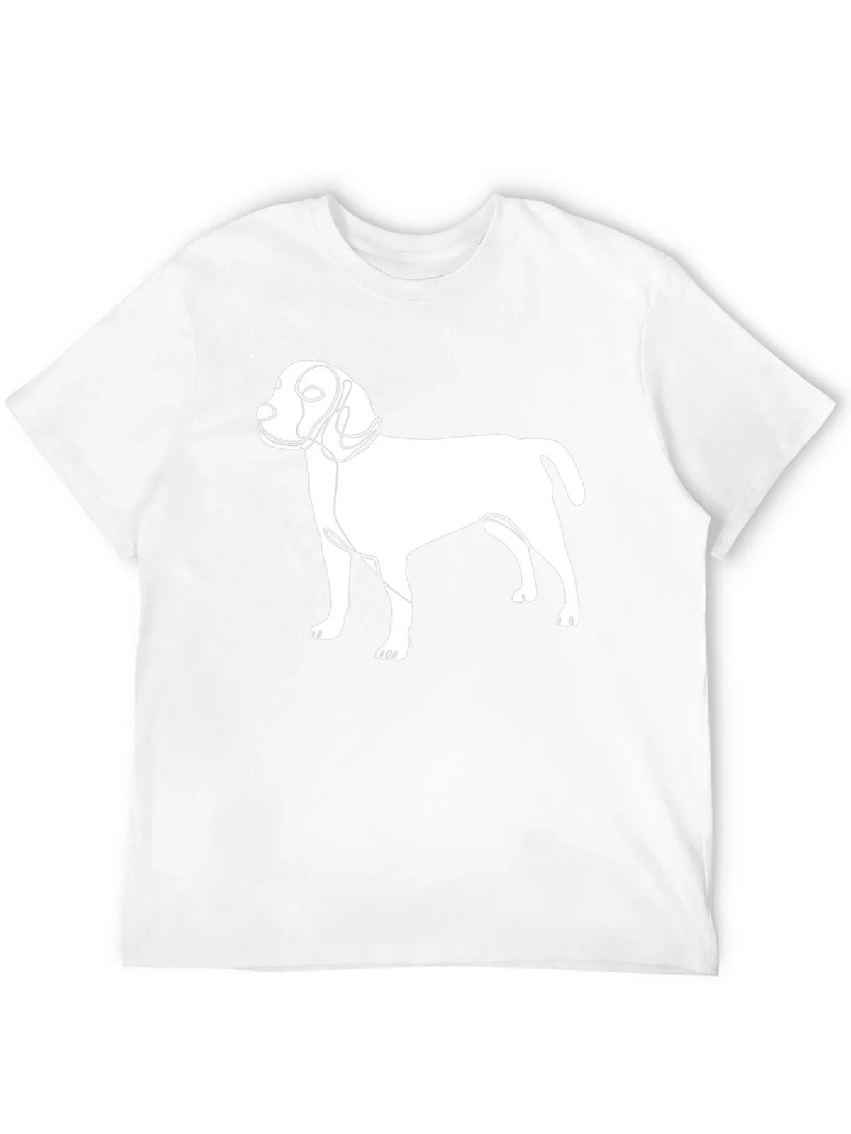 Abstract Dog Line Art Graphic T-Shirt product image 11