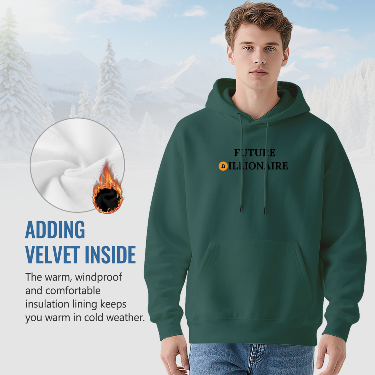 Pop Art Hoodie - Fun Graphic Design Sweatshirt #0679 product image 7