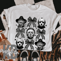 Horror bow collage