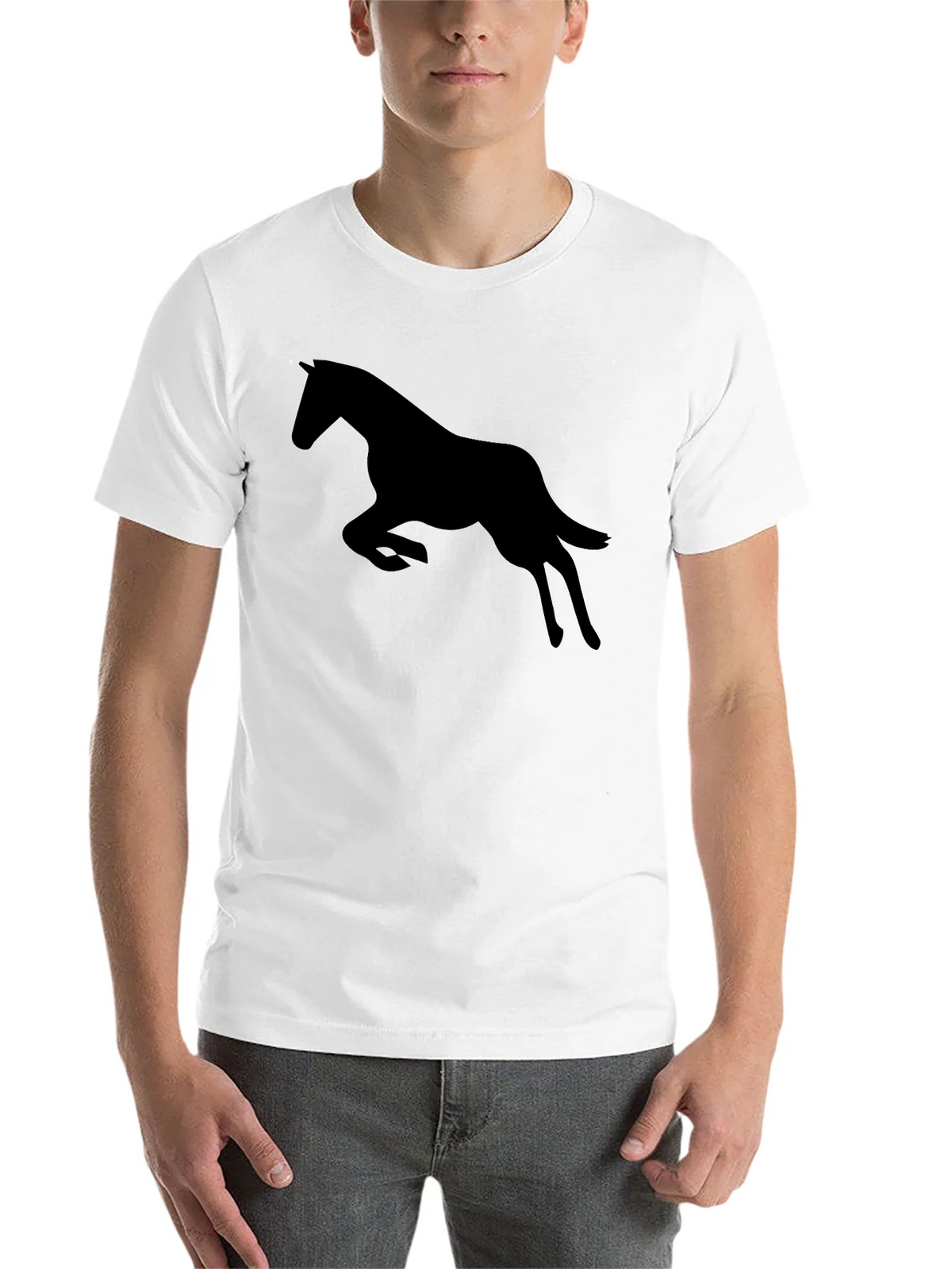 Black Horse Silhouette Graphic Tee product image 10
