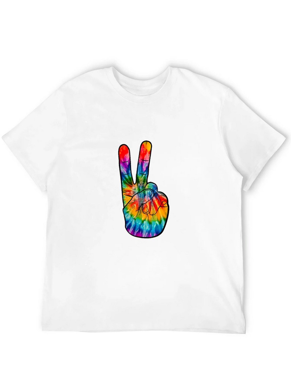Peace Sign Tie-Dye Graphic Tee product image 7