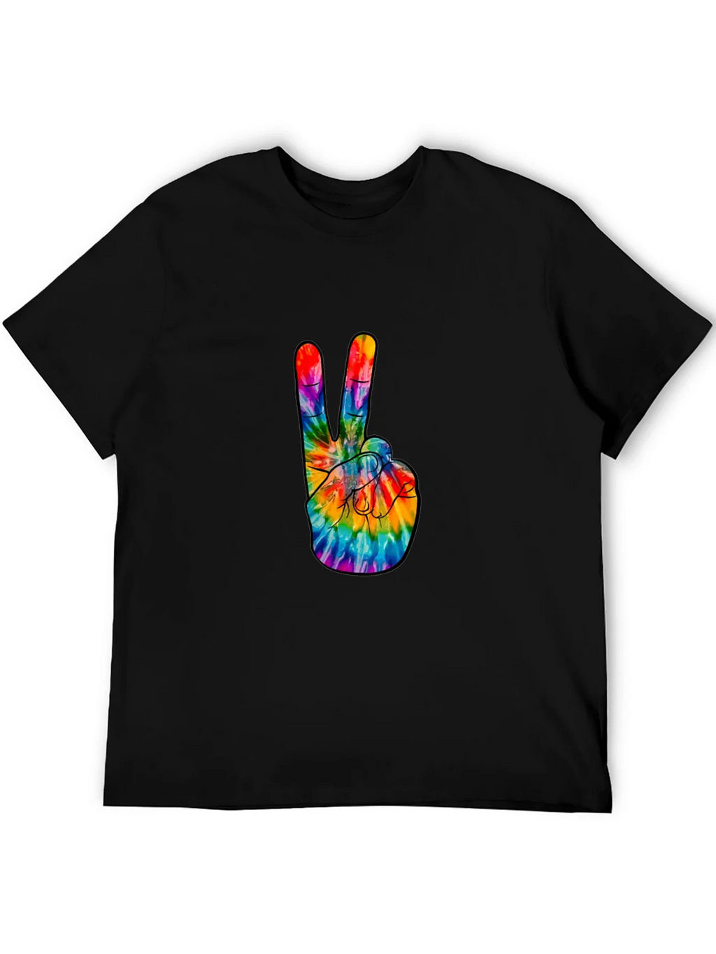 Peace Sign Tie-Dye Graphic Tee product image 3