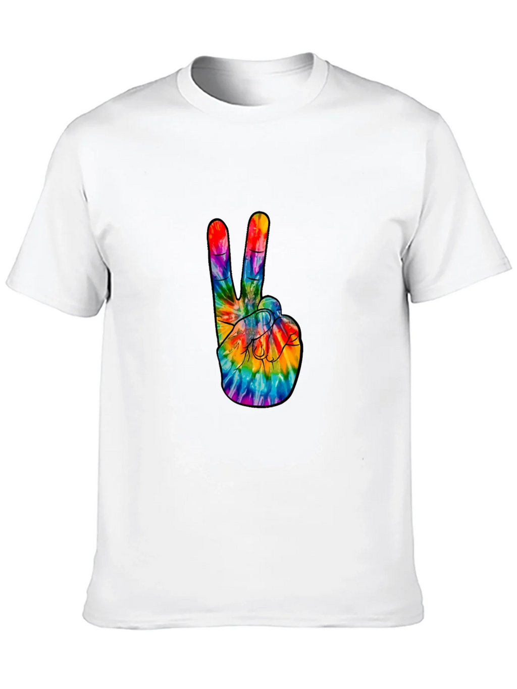 Peace Sign Tie-Dye Graphic Tee product image 6