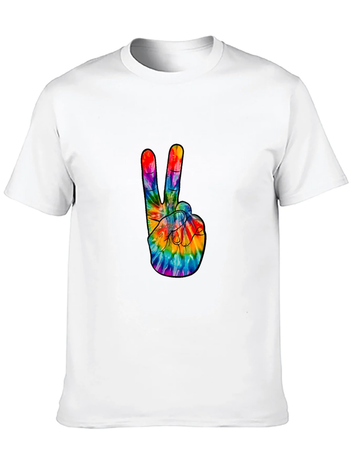Peace Sign Tie-Dye Graphic Tee product image 6