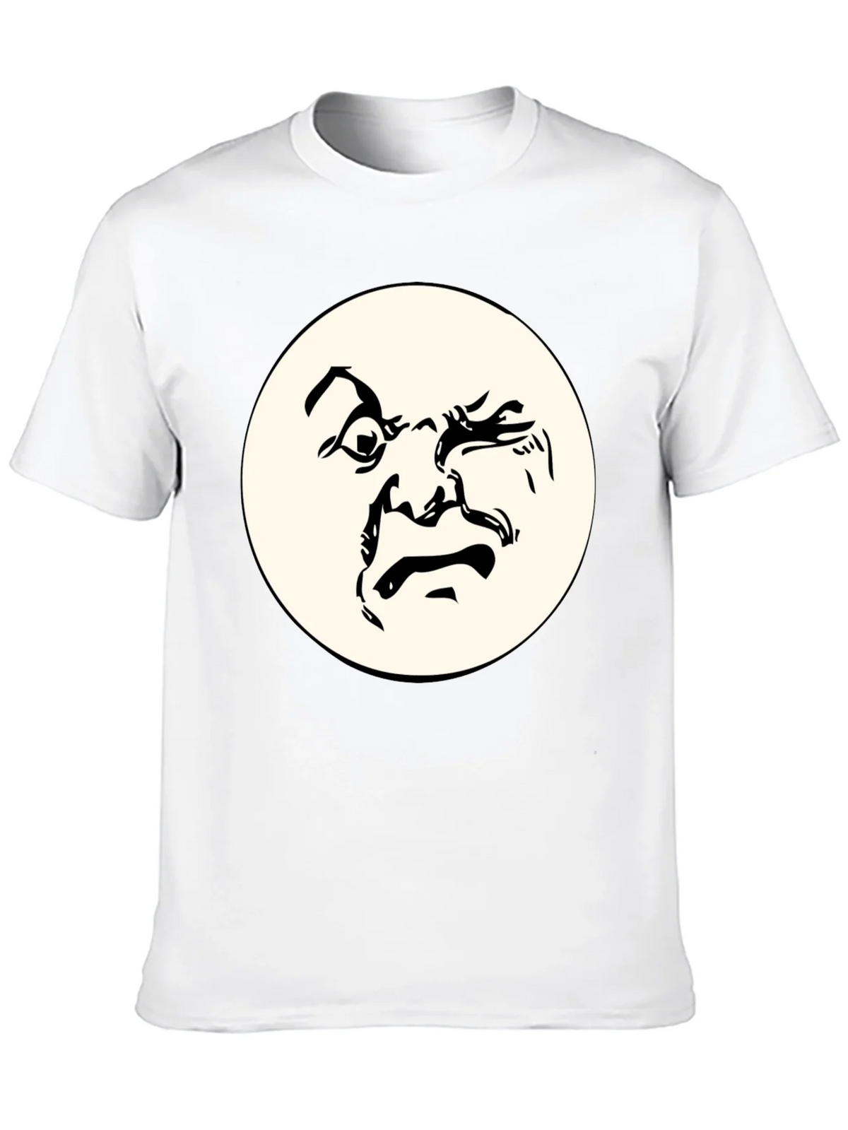 Abstract Face Graphic Black T-Shirt - Unique Design product image 9
