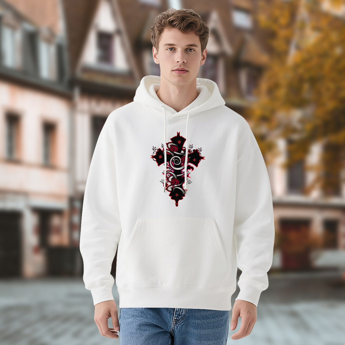 Premium Graphic Hoodie - Unique Artistic Design Pullover product image 4