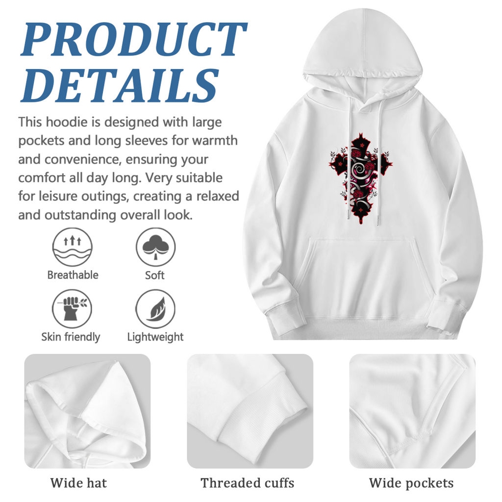 Premium Graphic Hoodie - Unique Artistic Design Pullover product image 6