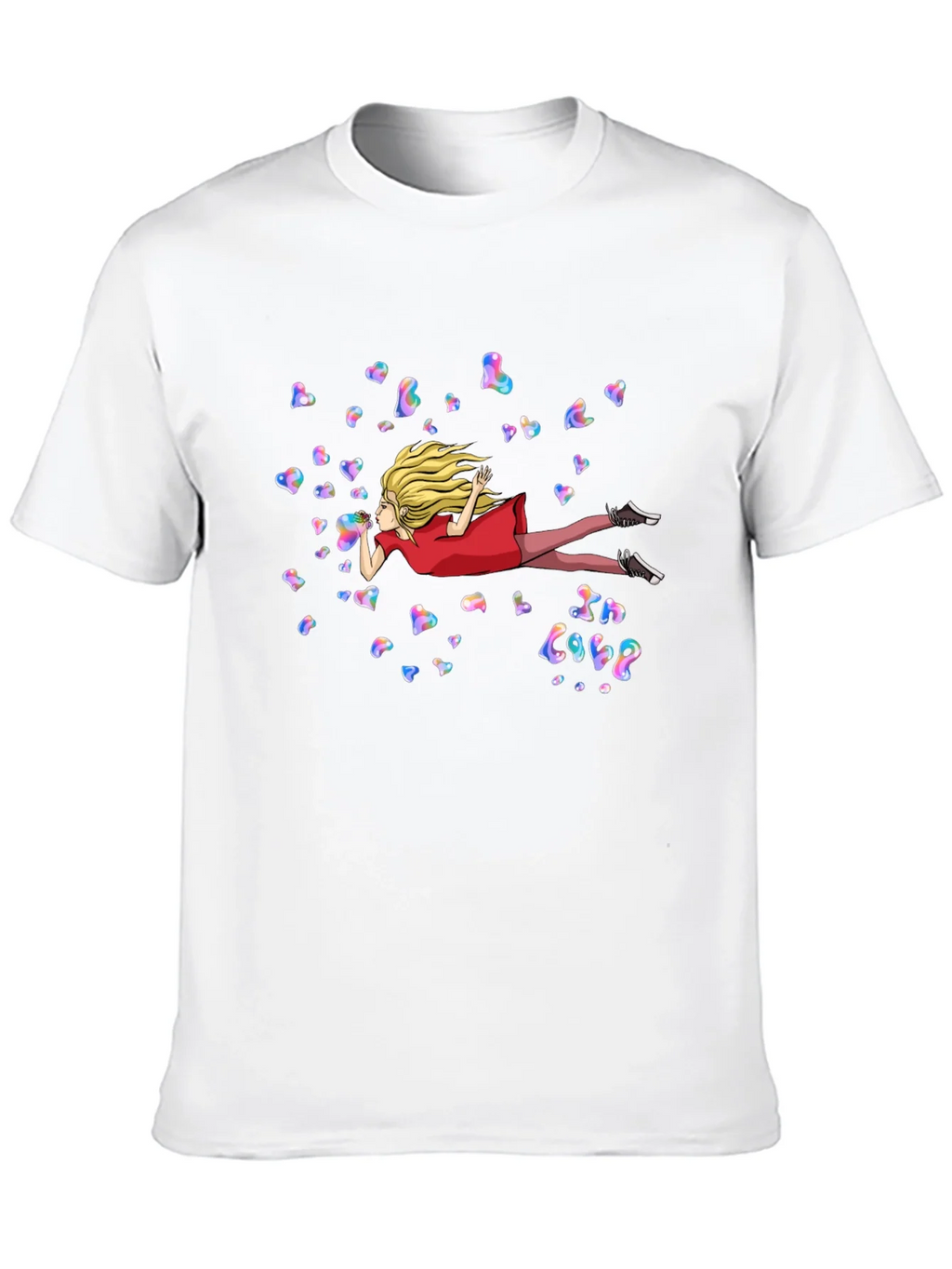 Whimsical In Love Heart Bubble T-Shirt product image 9