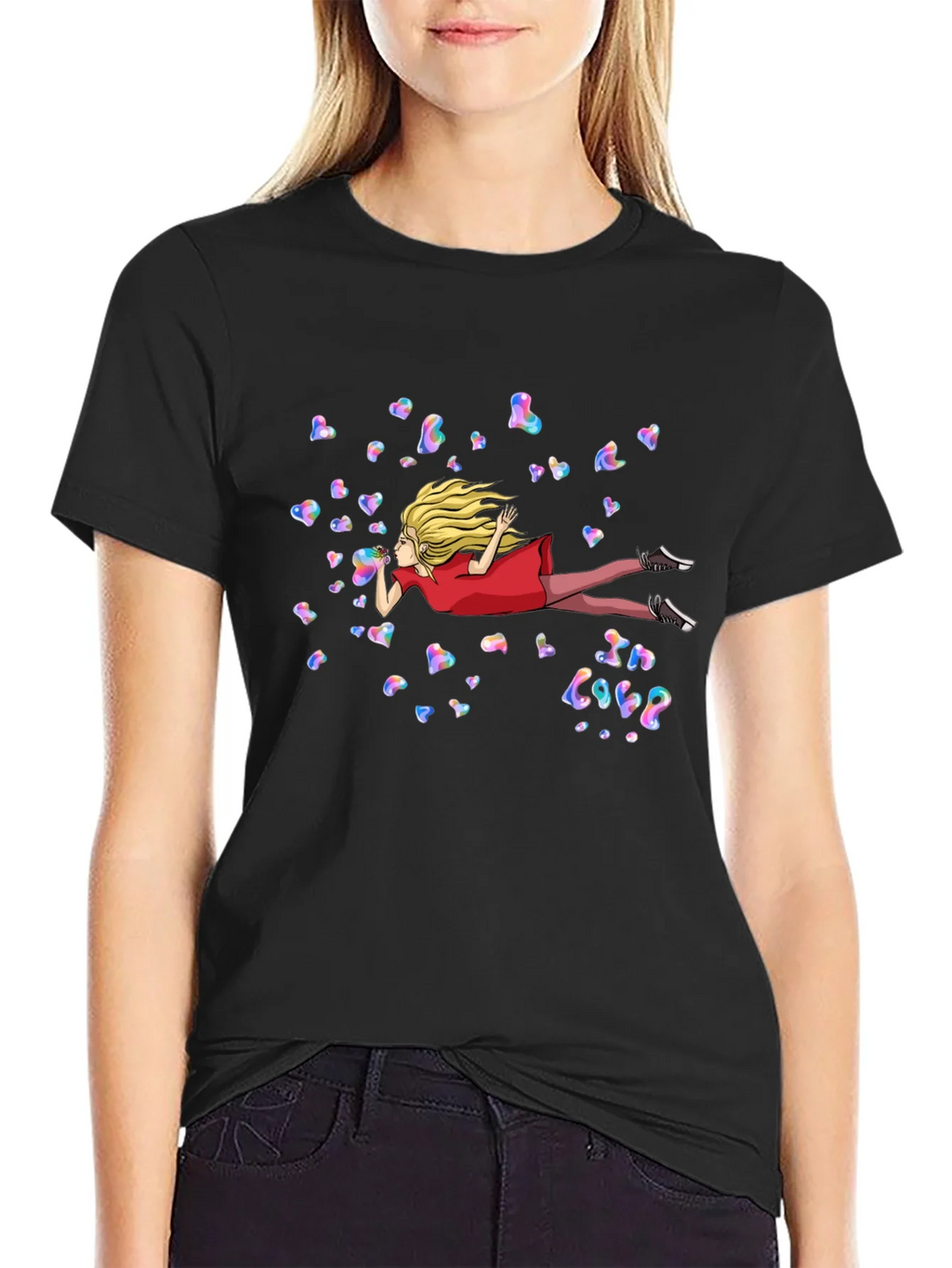 Whimsical In Love Heart Bubble T-Shirt product image 2