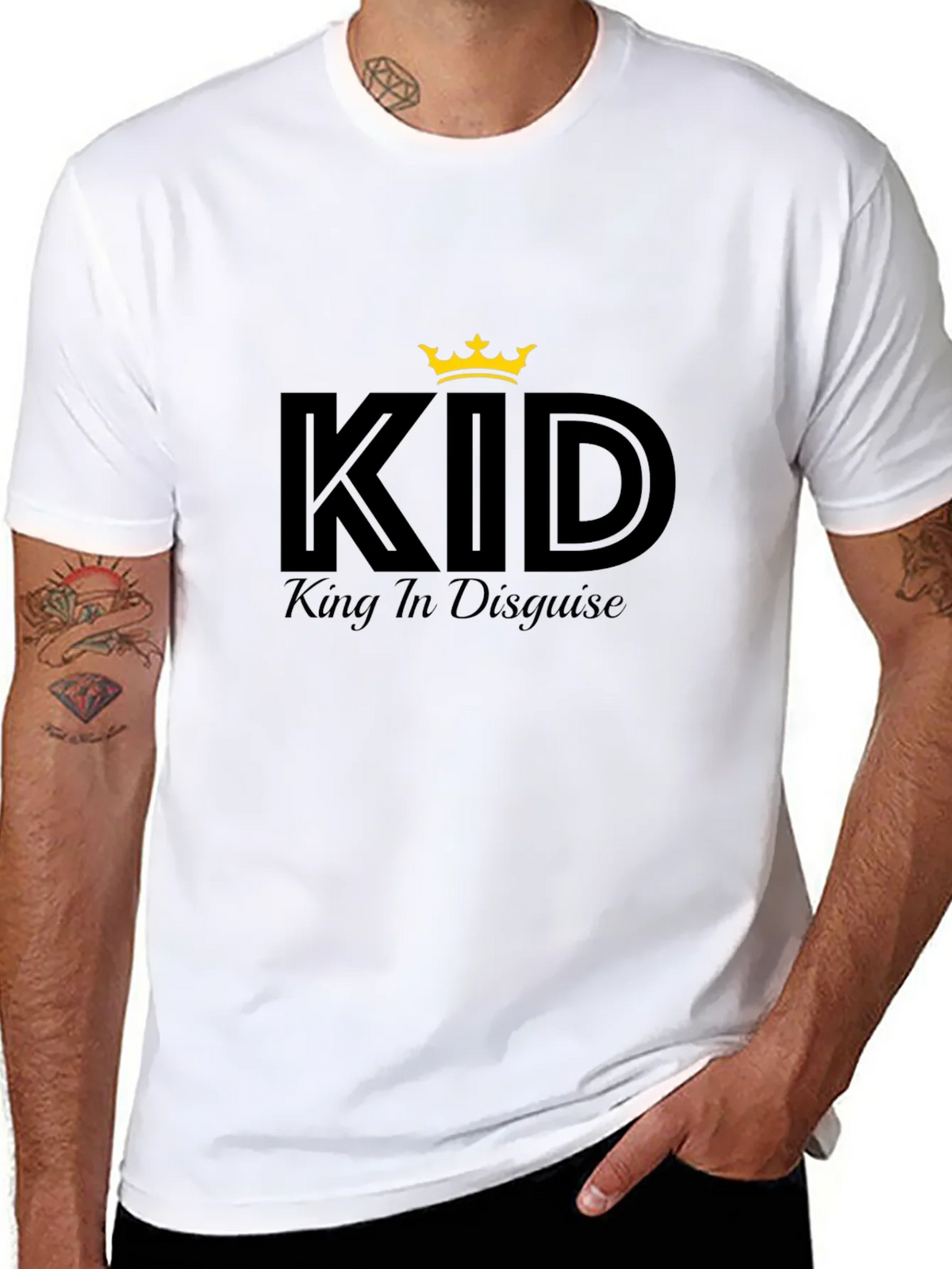 King in Disguise Black T-Shirt product image 7