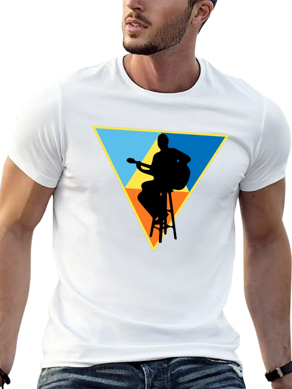 Guitarist Silhouette Graphic Tee product image 12