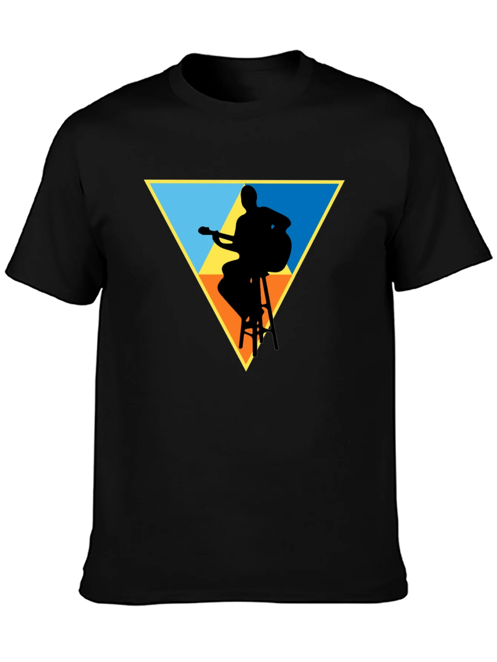 Guitarist Silhouette Graphic Tee product image 3