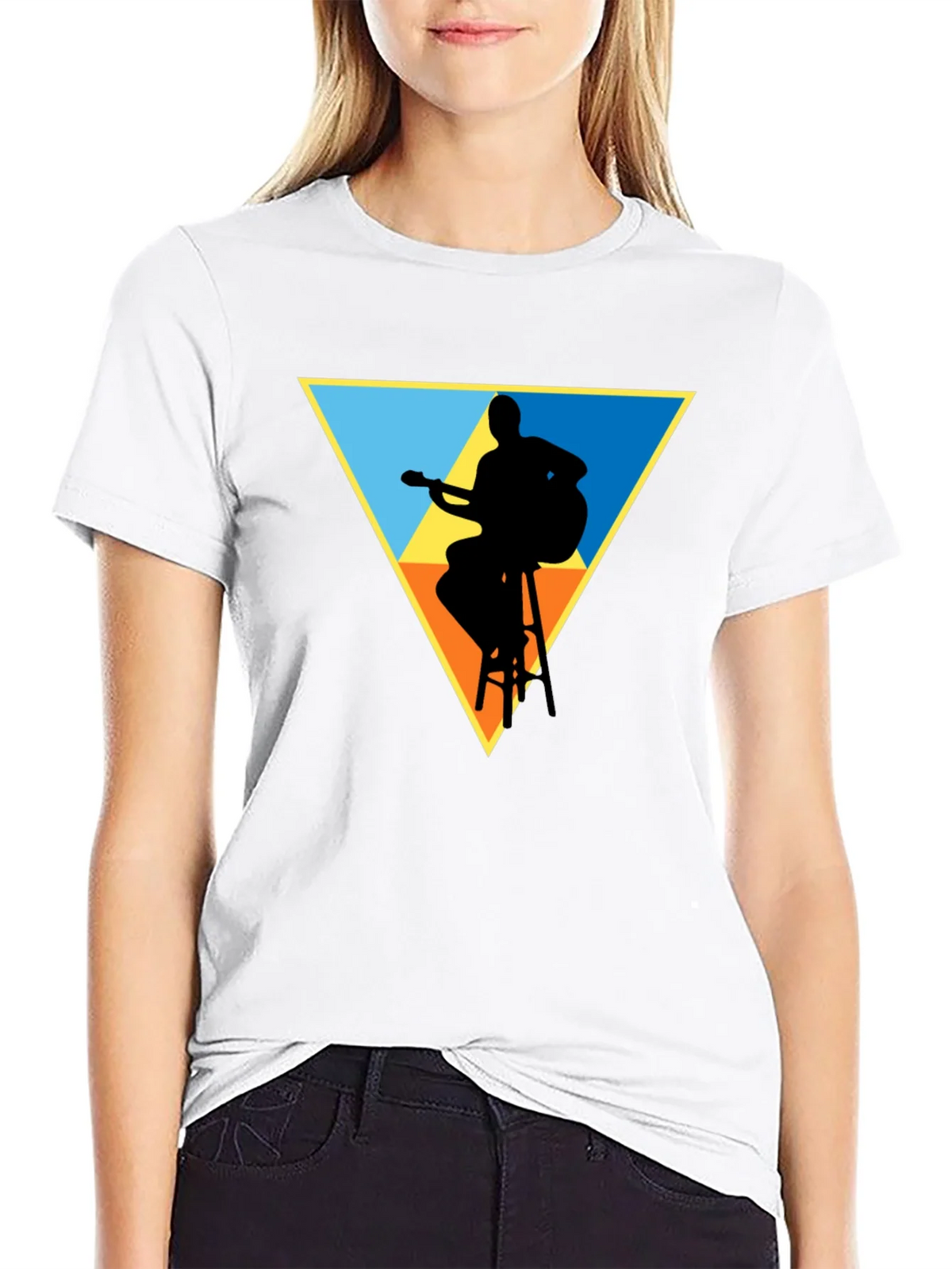 Guitarist Silhouette Graphic Tee product image 8