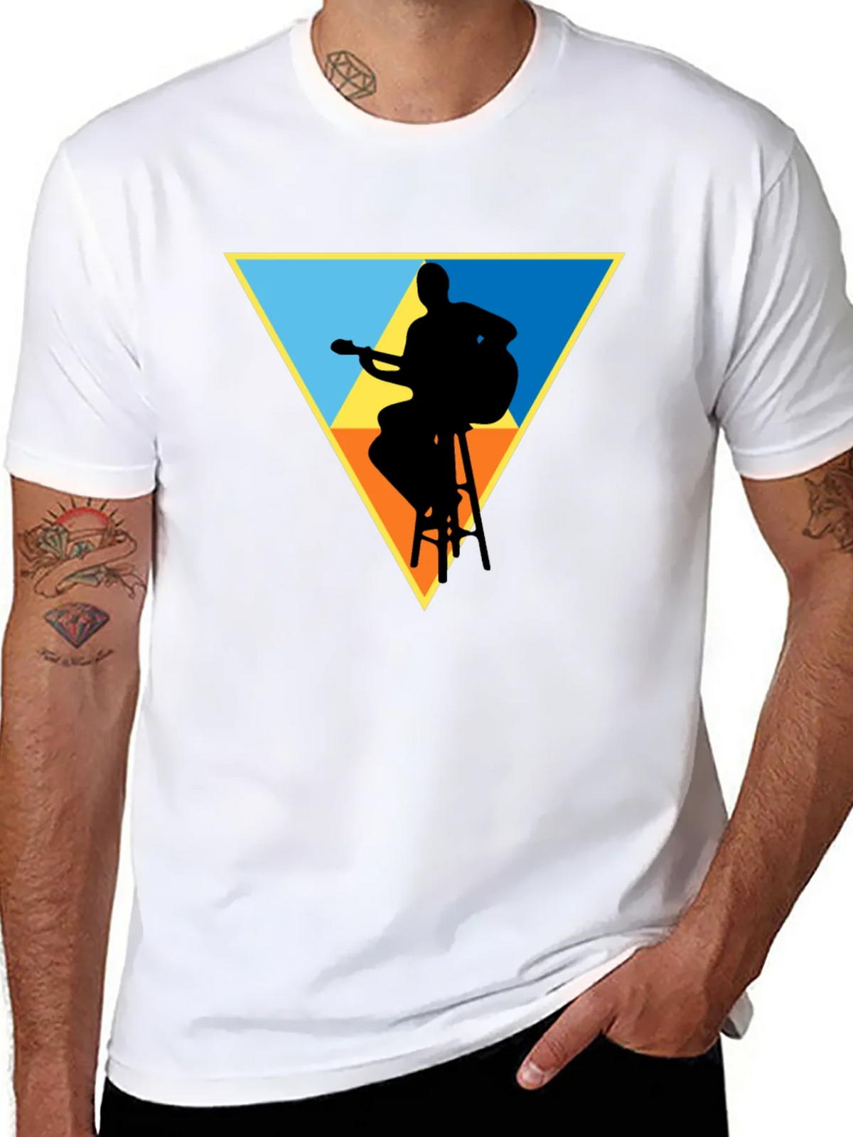 Guitarist Silhouette Graphic Tee product image 7