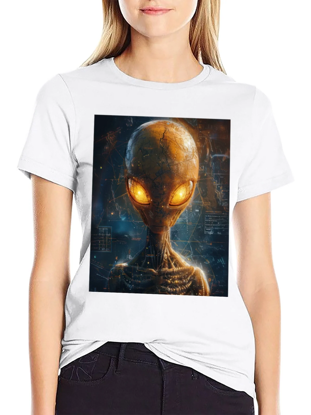 Alien Graphic Print T-Shirt product image 8