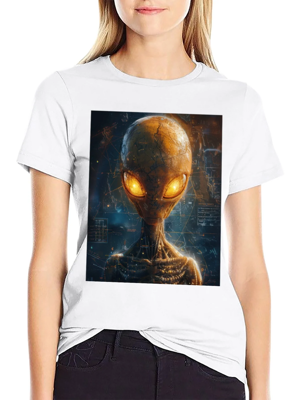 Alien Graphic Print T-Shirt product image 8