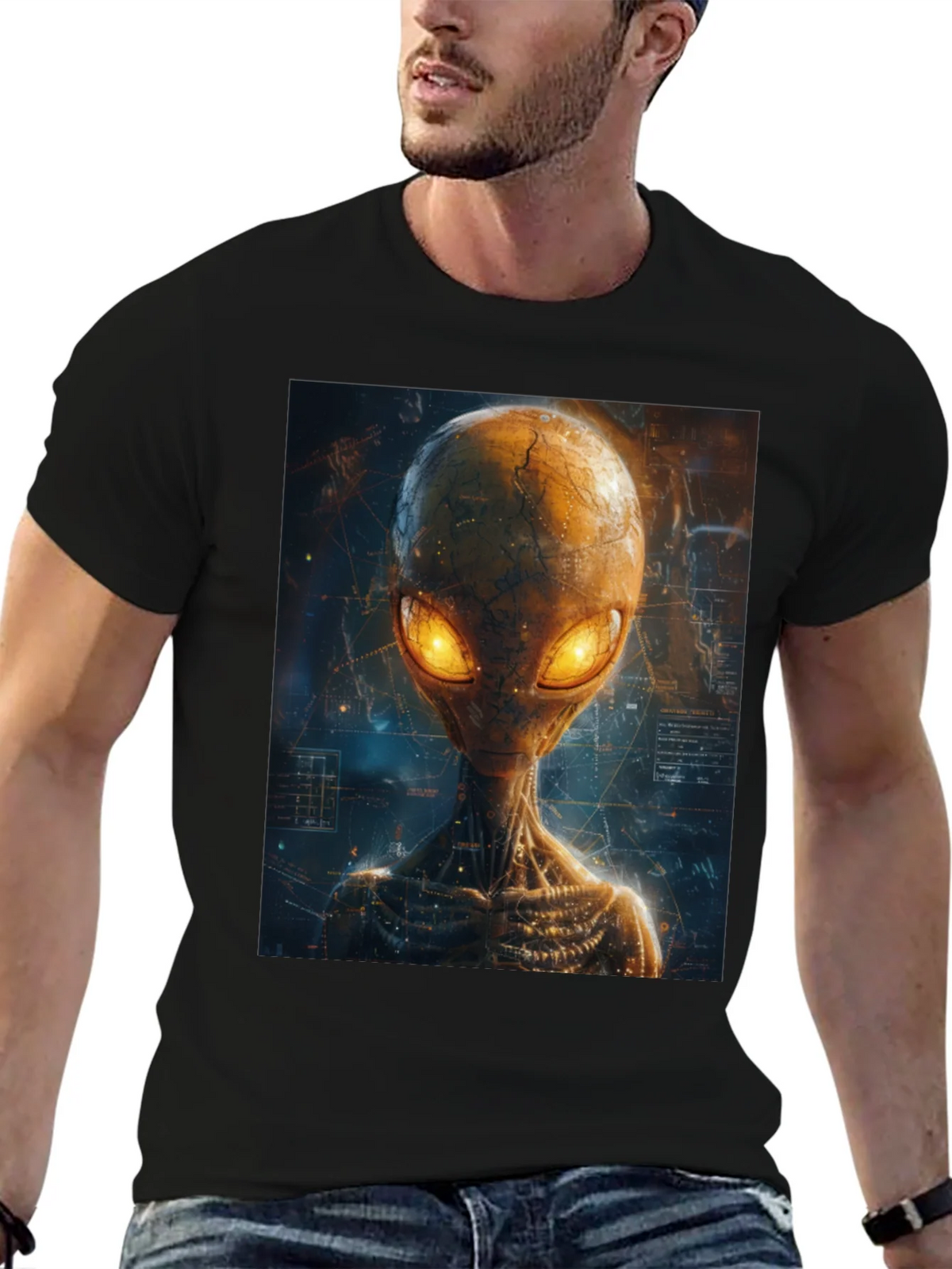 Alien Graphic Print T-Shirt product image 6