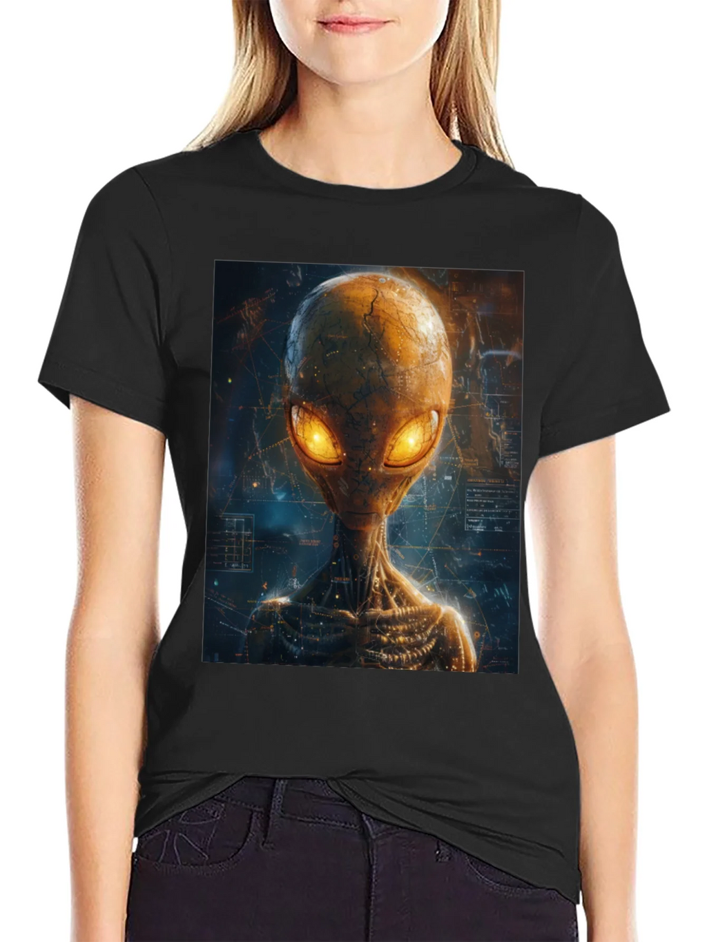 Alien Graphic Print T-Shirt product image 2
