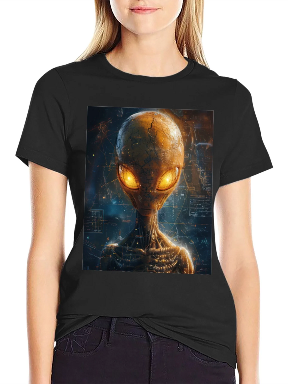 Alien Graphic Print T-Shirt product image 2